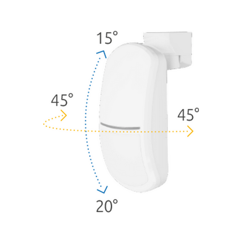 slimline_instalation3 SATEL DUALNA CZUJKA RUCHU PIR+MW SLIM-DUAL