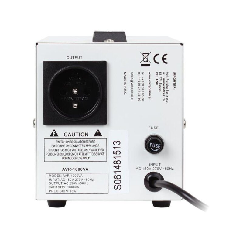 stabilizator_napicia_volt_polska_avr_1000_1555422666 STABILIZATOR NAPIĘCIA VOLT POLSKA AVR 1000