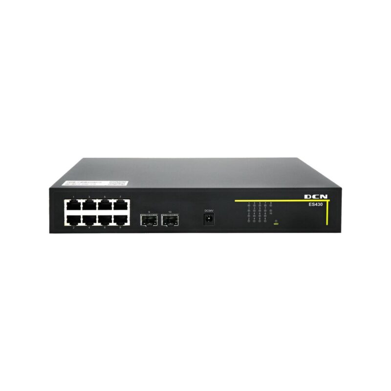 switch_dcn_es43010ppoe_l2_8xpoe_2xsfp_120w_e1f3c3bc1c76e SWITCH DCN ES430-10P-POE L2 8xPoE+/2xSFP (120W)