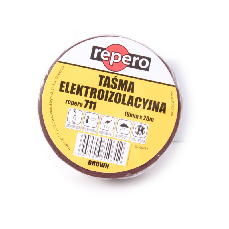tama_izolacyjna_repero_711e_brzowa_19mmx20m_b5f71b112b0a2 TAŚMA IZOLACYJNA REPERO 711E BRĄZOWA 19MMX20M