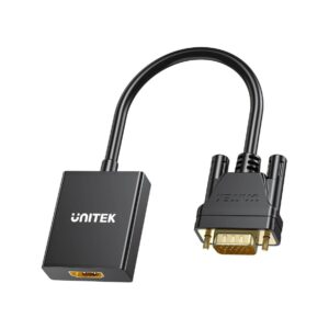 unitek_adapter_vga_na_hdmi_fullhd_czarny_15cm_c14af52a9cf0c Unitek Adapter VGA na HDMI FullHD czarny 15cm