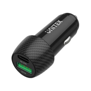 unitek_adowarka_samochodowa_38w_usba_usbc_qc30_d4bae2db25680 Unitek Ładowarka samochodowa 38W USB-A USB-C QC3..0