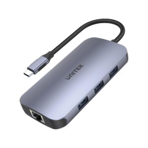 unitek_d1071a_hub_n9__usbc_hdmi_pd_100w_czytnik_kart_6a1f97542c94d Unitek D1071A Hub N9+ USB-C HDMI, PD 100W, czytnik kart