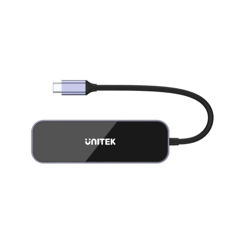 unitek_d1084a_hub_usbc_31_rj45_3xusba_hdmi_4k_pd100w_006bb40449726 Unitek D1084A Hub USB-C 3.1 RJ-45 3xUSB-A HDMI 4K PD100W