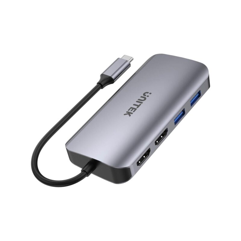 unitek_d1122a01_aktywny_hub_usbc_5gbps_2x_hdmi_4k_czytnik_kart_rj45_pd_100w_ae8d9ccf5f380 Unitek D1122A01 Aktywny hub USB-C 5Gbps, 2x HDMI 4K, czytnik kart, RJ-45, PD 100W