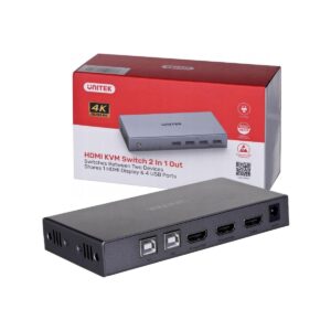 unitek_przecznik_kvm_4k_hdmi_20_2in_1out__usb_371ada267bca6 Przełącznik KVM Unitek V307A 4K HDMI 2.0 2w1