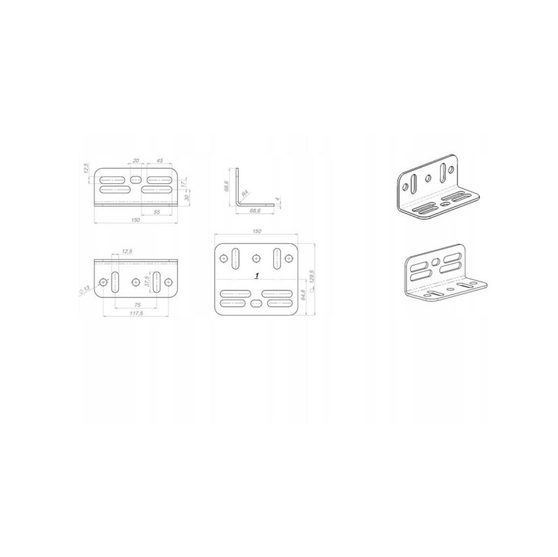 uniwersalna_podstawa_pod_napdy_przesuwnezestaw_4_ktownikw_asm150_3226f3dabde4b Uniwersalna podstawa pod napędy przesuwne/zestaw 4 kątowników ASM150