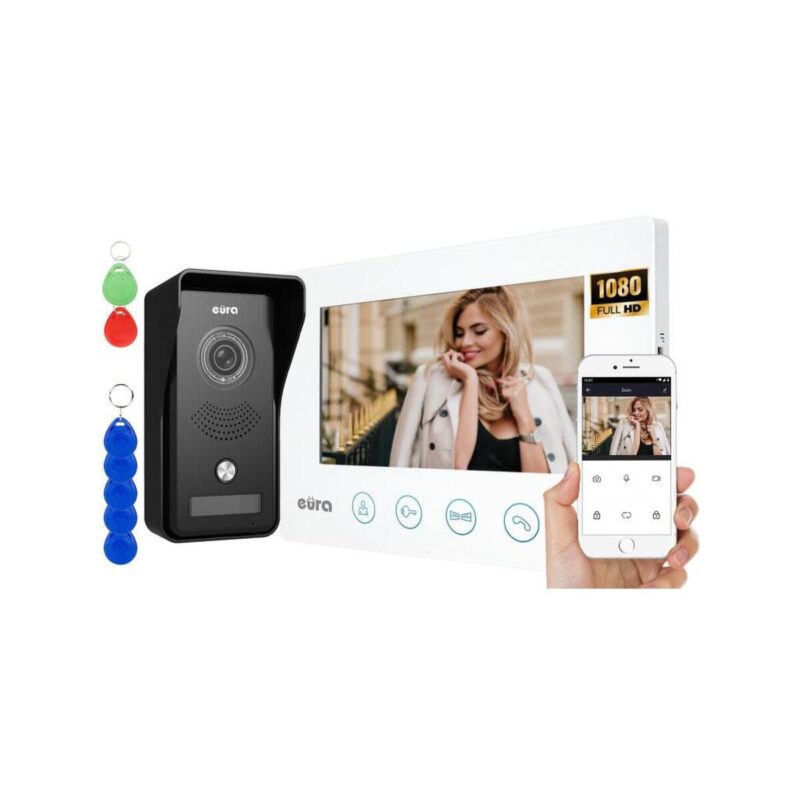 wideodomofon_eura_vdp42a3_gamma__biay_monitor_c5742d8807a48 WIDEODOMOFON EURA VDP-42A3 GAMMA+ biały monitor TUYA