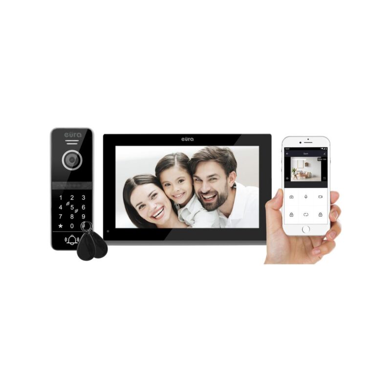wideodomofon_eura_vdp97c5_czarny_lcd_7_wifi_czytnik_zblieniowy_tuya_1ade82a521270 WIDEODOMOFON EURA VDP-97C5 czarny, lcd 7", wi-fi, czytnik zbliżeniowy, Tuya