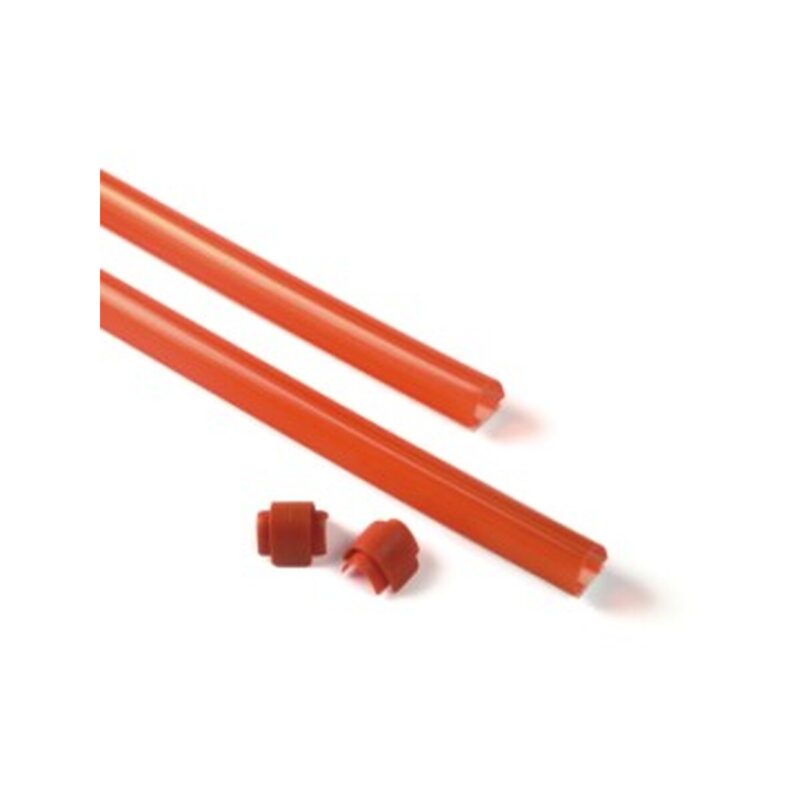 xba_13 XBA13 - Listwa gumowa czerwona, ochronna, 9x1m - zestaw z zaslepkami - zabezpieczajaca do ramion XBA14, XBA15, XBA19