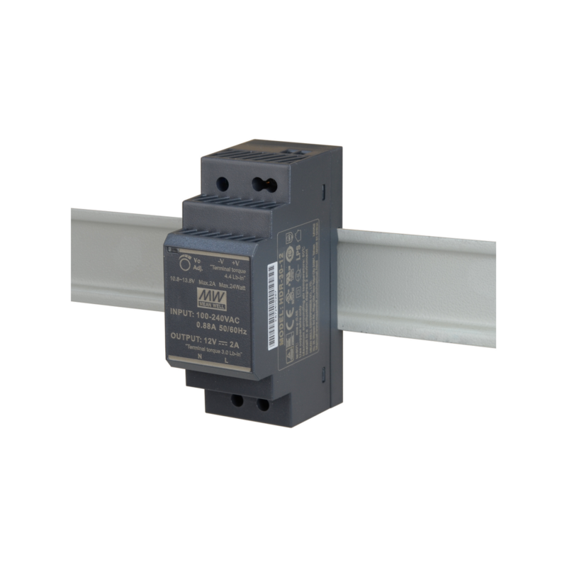 zasilacz_impulsowy_mean_well_hdr3012_be30b167bfff7 ZASILACZ IMPULSOWY NA SZYNĘ DIN MEAN WELL HDR-30-12 12V/30W/2A
