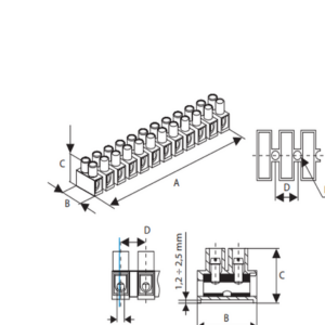 zczka_12torowa_0540mm2_pp124_biay_1szt_7a27cb8b22720 ZŁĄCZKA KOSTKA ELEKTRYCZNA 12-TOROWA 4-16mm2 PP-12-16 BIAŁA (1szt.)