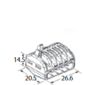 zczka_do_przewodw_zatrzaskowa_0240mm2_pc235_5gniazd_1szt_cff95dad4955c ZŁĄCZKA DO PRZEWODÓW ZATRZASKOWA 0,2-4,0mm2 PC-235 5GNIAZD (1szt.)
