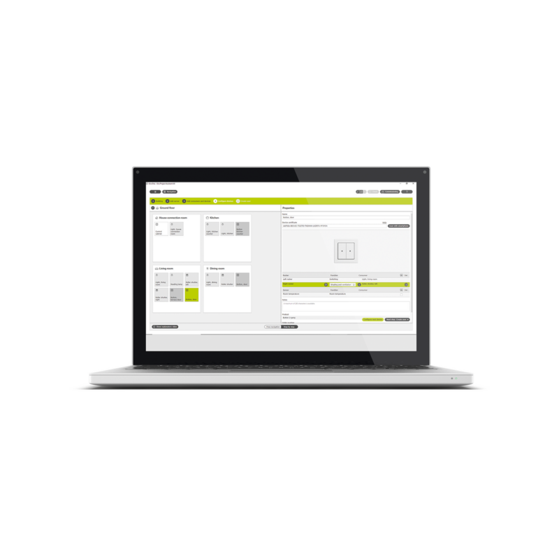 zestaw_gira_one_starter_set_b21feeeb7e6d8 Zestaw podstawowy GIRA ONE żaluzje i rolety + oświetlenie (6 pomieszczeń)